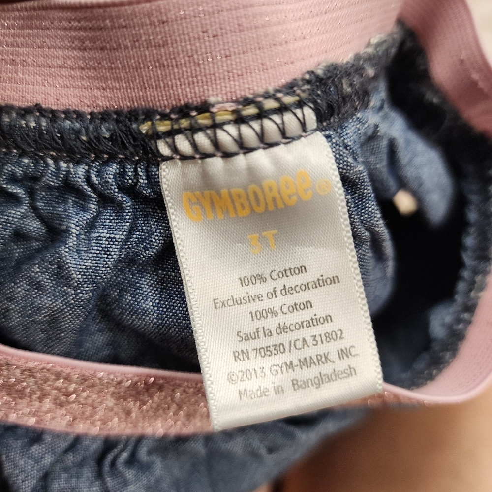 Gymboree Embellished Denim Blue Skirt - Picture 5 of 5
